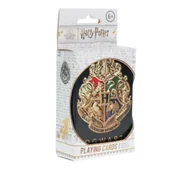 Gadżety dla graczy - Paladone Hogwarts Playing Cards w metalowej puszce z logo Hogwartu - miniaturka - grafika 1