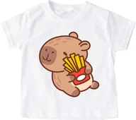 Koszulki dla dziewczynek - Koszulka z kapibarą - wzór kapibara5 - miniaturka - grafika 1