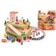 Tory, garaże, parkingi - Woody Garaż piętrowy z akcesoriami WL90083 - miniaturka - grafika 1