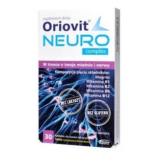 Oriovit neuro comple x 30 tabl.do ssania - Suplementy diety - miniaturka - grafika 1