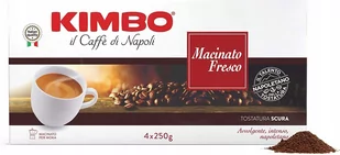 Kimbo Macinato Fresco 4X250G Kawa Mielona Włochy - Kawa - miniaturka - grafika 1