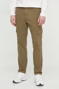 Pepe Jeans spodnie męskie kolor zielony w fasonie cargo - Spodnie męskie - miniaturka - grafika 1