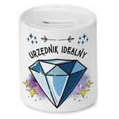 Skarbonki - Dla Urzędnika Skarbonka na Urodziny Na Prezent z Nadrukiem ze Zdjęciem + Opakowanie na prezent (wzór 01) - miniaturka - grafika 1