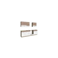 Meble kuchenne - Zestaw Mebli Kuchennych A 270 cm Infinity White Fadome Sosna Andersen, Basic - miniaturka - grafika 1