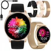 Smartwatch - Smartwatch Zegarek Damski Polskie Menu Rozmowy Ciśnienie Puls Sport Amoled - miniaturka - grafika 1