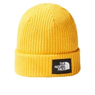 Czapki i chusty sportowe męskie - Czapka The North Face Beanie Salty Dog 0A3FJW56P1 - żółta - miniaturka - grafika 1