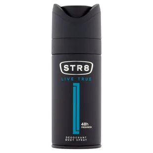 STR8 DEZODORANT W SPRAYU 150ML LIVE TRUE - Dezodoranty i antyperspiranty męskie - miniaturka - grafika 1