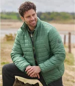 Kurtki męskie - Lekka, pikowana kurtka Atlas Mężczyzna Atlas For Men - Kolor : Zielony - Rozmiar : 4XL - miniaturka - grafika 1