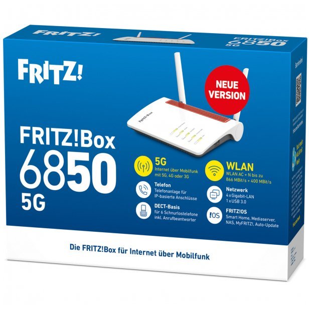 Router AVM FRITZ!Box 6850 5G v2 20003180