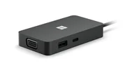 Stacje dokujące i replikatory portów - Microsoft SWV-00004 stacja dokująca USB 3.2 Gen 2 (3.1 Gen 2) Type-C Czarny - miniaturka - grafika 1