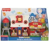 Zabawki interaktywne dla dzieci - Fisher Price, Little People, zestaw Muzyczna Farma Małego Odkrywcy - miniaturka - grafika 1