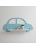 Zestawy mebli dla dzieci - Woody Kids Regał ścienny w kolorze błękitno-białym - 33 x 25 x 10 cm - miniaturka - grafika 1