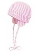 Czapeczki dla niemowląt - Döll Czapka w kolorze różowo-białym - miniaturka - grafika 1