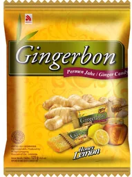 Cukierki imbirowe Ginger Honey Lemon z cytryną i miodem 620g - Gingerbon - Kuchnie świata - miniaturka - grafika 1