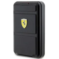 Powerbanki - Ferrari Powerbank Bezprzewodowy 15W FEPB10MSPLEK 10000 mAh z funkcją standu czarny/black Metal Logo MagSafe - miniaturka - grafika 1