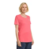 Koszulki i topy damskie - Damski T-shirt Jack Wolfskin TECH T W sunset coral - XS - miniaturka - grafika 1