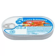 Konserwy i dania rybne - Carrefour Classic Filety śledziowe w sosie pomidorowym z papryką 170 g - miniaturka - grafika 1