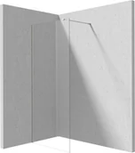 Ścianki i drzwi prysznicowe - Deante Prizma Ścianka prysznicowa walk-in 80cm wykończenie chrom KTJ_038P - miniaturka - grafika 1