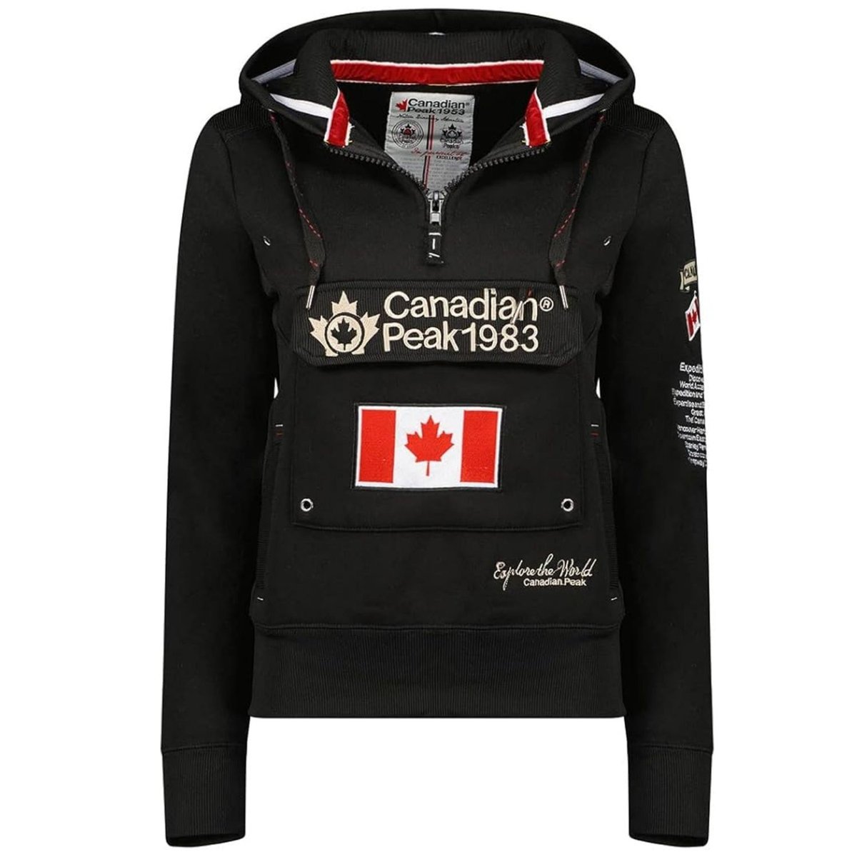 Bluza damska Canadian Peak Gyrelle Lady dresowa czarna-L