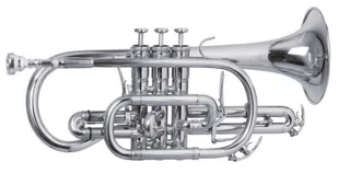 Roy Benson Roy benson BB kornet Mod.CR-302S posrebrzana, łącznie z etui RB701094 - Instrumenty dęte - miniaturka - grafika 1