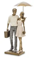 Figurki dekoracyjne - Figurka PIGMEJKA Para pod parasolem, 40x18x12 cm - miniaturka - grafika 1