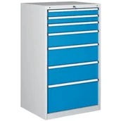 Pozostałe wyposażenie warsztatu - PARTNER B2B Szafka warsztatowa BL 1000, 7 szuflad, szerokość 723 mm XC110AN-7SG - miniaturka - grafika 1