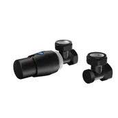 Akcesoria grzewcze - INSTAL PROJEKT 6037000vtc31 Zestaw termostatyczny kątowy Z13 CZARNY - miniaturka - grafika 1