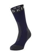 Skarpetki damskie - SEALSKINZ Stanfield wodoodporne skarpety o średniej długości w ekstremalnych niskich temperaturach, Granatowy/Szary, Medium - miniaturka - grafika 1