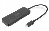 Akcesoria do monitorów - Hub/Koncentrator DIGITUS 3-portowy USB Typ C/3x HDMI 4K/60Hz HDR HDCP 2.2 - miniaturka - grafika 1