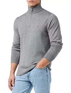 Tommy Hilfiger Sweter męski, Średni szary wrzos, XL - Swetry męskie - miniaturka - grafika 1