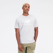 Koszulki męskie - Koszulka męska New Balance MT31541AG  szara - miniaturka - grafika 1