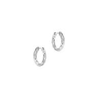 Kolczyki - Srebrne kolczyki 925 Diamentowane Koła - miniaturka - grafika 1