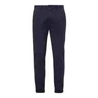 Spodnie męskie - MARC O'POLO CASUAL spodnie męskie chinosy – klasyczne spodnie męskie w stylu z pięcioma kieszeniami ze zrównoważonej bawełny ekologicznej, niebieski, 30W / 34L - miniaturka - grafika 1