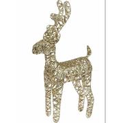 Oświetlenie świąteczne - Renifer świąteczny złoty Led 37 cm - miniaturka - grafika 1
