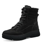Śniegowce damskie - TAMARIS Damskie Comfort WL Lace Boot Duo-tex śniegowce, czarne, rozmiar 37 EU, czarny, 37 EU - miniaturka - grafika 1