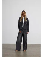 Kurtki damskie - Noisy may Kurtka dżinsowa w kolorze czarnym - miniaturka - grafika 1