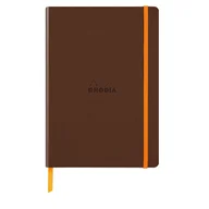 Notesy i bloczki - Notatnik Rhodia A5, miękka oprawa, kropki, Brązowy - miniaturka - grafika 1