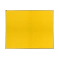Tablice i flipcharty - ekoTAB Tablica tekstylna ekoTAB w aluminiowej ramie, 150x120 cm, żółta 535118 - miniaturka - grafika 1