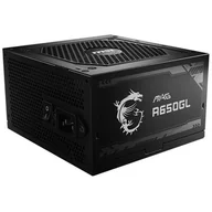 Zasilacze komputerowe - MSI MAG A650GL PSU 650W - miniaturka - grafika 1