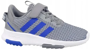 Buty dziecięce Sportowe na rzep szare Adidas FZ0064 r. 34 - Buty dla dziewczynek - miniaturka - grafika 1