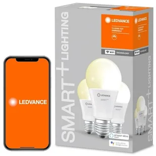LEDVANCE Inteligentna żarówka LED LEDVANCE 485778 9.5W E27 Wi-Fi 3 szt.) 485778 - Halogeny - miniaturka - grafika 1