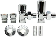 Zawory i kraniki - Varioterm Zawory regulacyjne kątowe SWING All in One - chrom miedziana - CU 15 mm AZIS02/FK(Cu) - miniaturka - grafika 1
