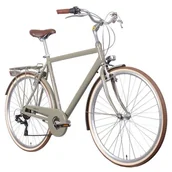 Rowery - MBM Rower miejski Boulevard 6B 28 cali męski Khaki MBM836U 20 58 A42 - miniaturka - grafika 1