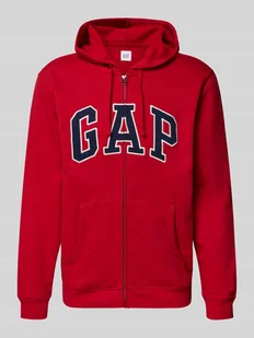 Bluza rozpinana z logo i kieszenią kangurka - Bluzy męskie Bluza rozpinana z logo i kieszenią kangurka - Bluzy męskie - miniaturka - grafika 1