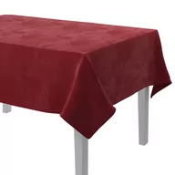 Obrusy i serwetki - Dekoria Obrus prostokątny intensywna czerwień 130 × 130 cm Velvet - miniaturka - grafika 1