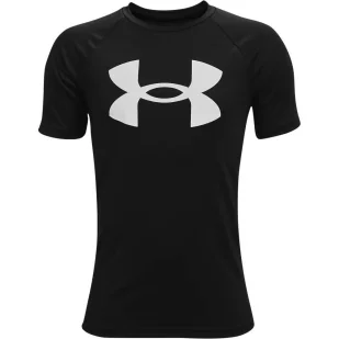 Koszulka chłopięca Under Armour Tech Big Logo SS - Koszulki dla dziewczynek - miniaturka - grafika 1