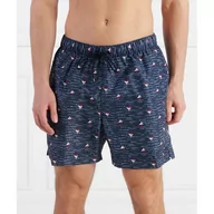 Kąpielówki męskie - Tommy Hilfiger Szorty kąpielowe MEDIUM DRAWSTRING PRINT | Regular Fit - miniaturka - grafika 1