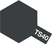 Akcesoria i części modelarskie - Tamiya 85040 TS-40 Metallic Black Spray 100ml TS40 - miniaturka - grafika 1