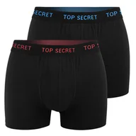 Majtki męskie - TOP SECRET, Bokserki Męskie, Bawełniane, 2pak, Rozmiar XL - miniaturka - grafika 1
