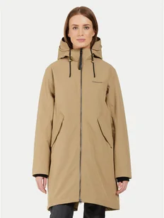Didriksons Parka Fia 505372 Beżowy Relaxed Fit - Kurtki damskie - miniaturka - grafika 1